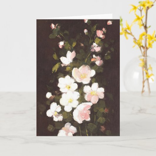 Carte Pomme fleurs (Fleur jaune)