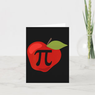 Carte Pomme Pi Funny Enseignant Math Thanksgiving Jour G