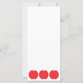 Carte Pomme rouge. (Dos)