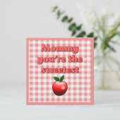 Carte Pomme rouge la plus douce (Debout devant)