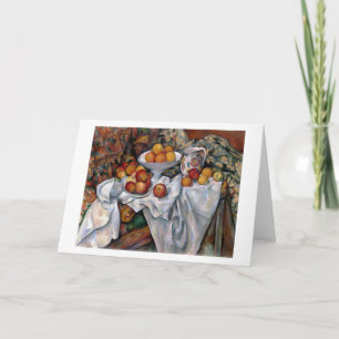 Carte Pommes et oranges, Paul Cezanne, 1895-1900