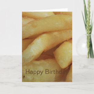 Cartes De Vœux Pommes Frites Zazzle Be