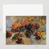 Carte Pommes, poires, citrons, raisins de Vincent van Go (Devant / Derrière)