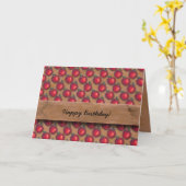 Carte Pommes rouges Brown (Fleur jaune)