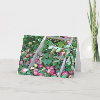 Carte Pommes un jour d'automne