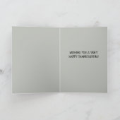 Carte Pommes Vintages modifiables Turquie Thanksgiving (Intérieur)