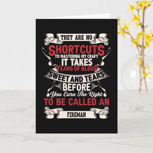 Carte Pompier (Fleur jaune)