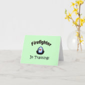 Carte Pompier En Formation (Fleur jaune)