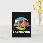 Carte Pompier Jouer Badminton pompier Sp (Fleur jaune)