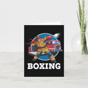 Carte Pompier Jouer Boxe Pompier Sport
