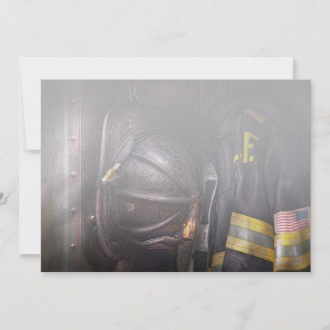 Carte Pompier - Porté et utilisé (Devant)