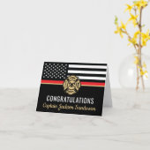 Carte Pompiers Pompiers Retraite (Fleur jaune)