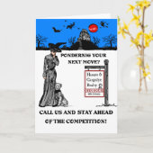 Carte Pondering your next move ? (Fleur jaune)