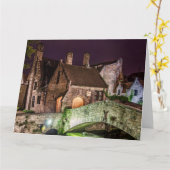 Carte Pont Bonifacius à Bruges (Fleur jaune)