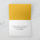 Carte Pont Couvert D'Automne Rustique Pour Anniversaire (Intérieur)