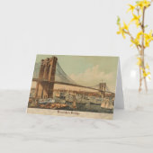 Carte Pont de Brooklyn (Fleur jaune)