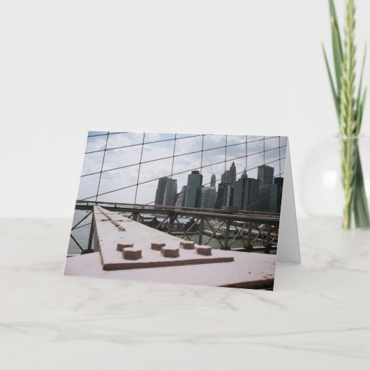 Carte Pont de Brooklyn (Devant)