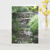 Carte Pont de crique (Fleur jaune)