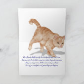 Carte Pont de l'amour et la sympathie des animaux (Intérieur)