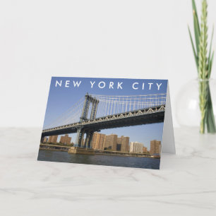 Carte Pont de Manhattan sur l'East River   New York City
