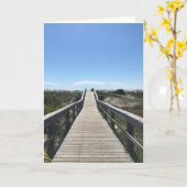 Carte Pont de plage (Fleur jaune)