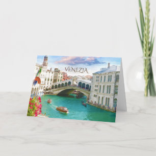 Carte Pont de Rialto Venezia