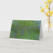 Carte Pont de Waterloo, aube par Claude Monet (Fleur jaune)