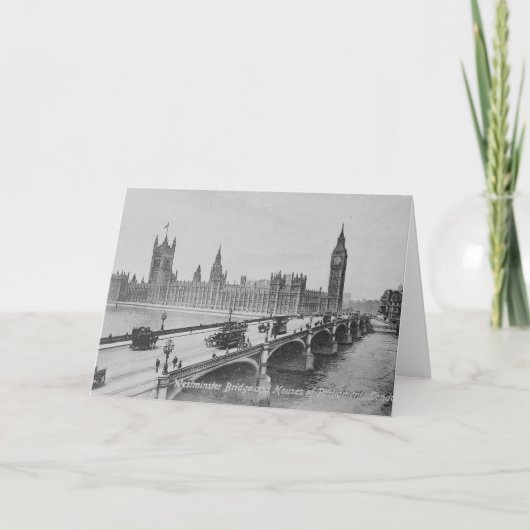 Carte Pont de Westminster et les Chambres de (Devant)