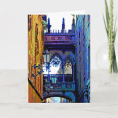 Carte Pont des évêques de Barcelone (Devant)