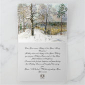 Carte Pont d'hiver (Intérieur)