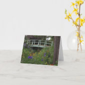 Carte Pont du jardin de Monet (Fleur jaune)