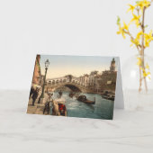 Carte Pont du Rialto II, Venise, Italie (Fleur jaune)
