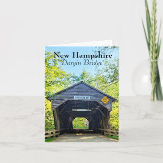 Carte Pont Durgin du New Hampshire Montagnes blanches