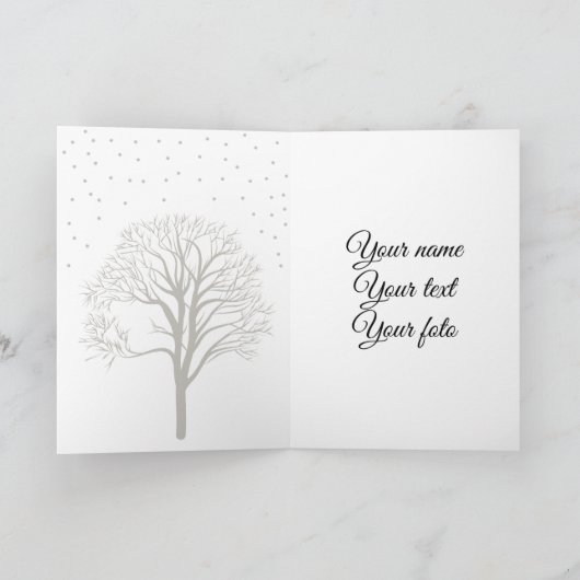 Carte pont en hiver (Intérieur)