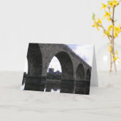 Carte Pont en pierre de voûte (Fleur jaune)
