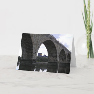 Carte Pont en pierre de voûte