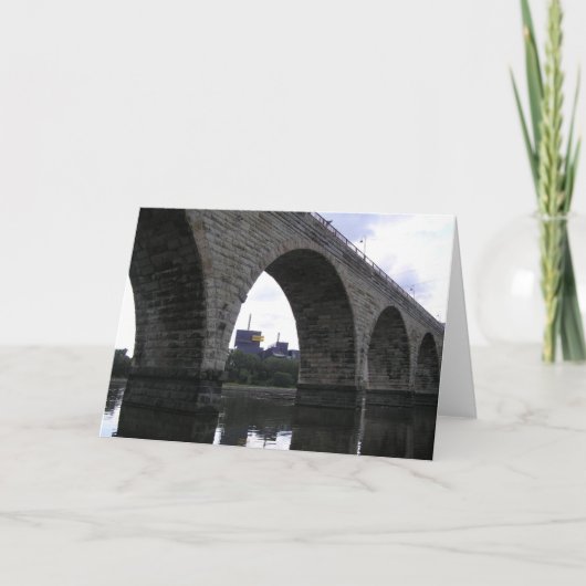 Carte Pont en pierre de voûte (Devant)