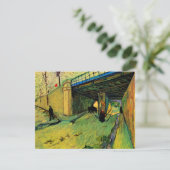 Carte Pont ferroviaire sur Montmajour par Vincent van Go (Debout devant)