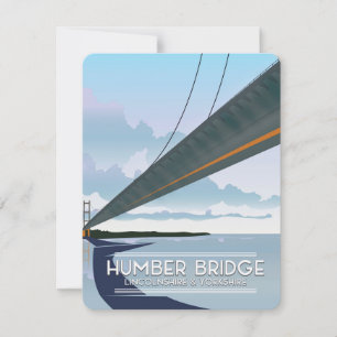 Carte Pont Humber, Lincolnshire & Yorkshire