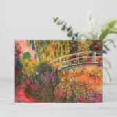 Carte Pont japonais | CLAUDE MONET (Debout devant)