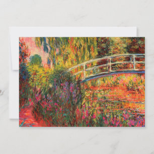 Carte Pont japonais CLAUDE MONET
