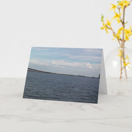 Carte pont maritime (Fleur jaune)