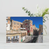 Carte Pont, rue étroite avec escaliers à La Valette (Debout devant)
