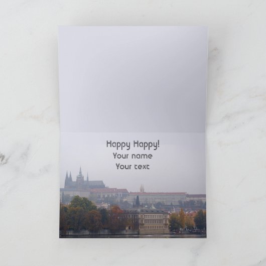 Carte Pont Swans et Charles à Prague (Intérieur)