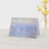 Carte Pont Waterloo, effet Mist par Claude Monet (Fleur jaune)