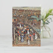Carte Ponte Della Paglia, Venise par Maurice Prendergast (Debout devant)