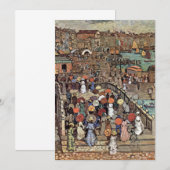 Carte Ponte Della Paglia, Venise par Maurice Prendergast (Devant / Derrière)