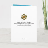 Carte PONTE VECCHIO Florence par aquarelle de nuit (Dos)