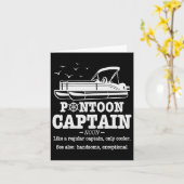 Carte Ponton Capitaine Définition Bateau Vie Drôle Batea (Fleur jaune)