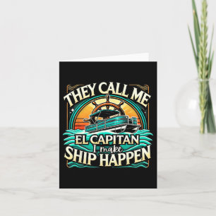 Carte Pontoon Capitaine Hommes Pontoon Bateau Capitaine